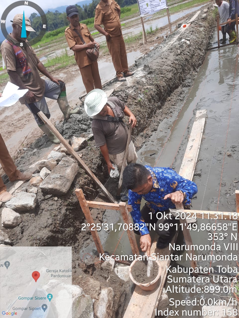 Pelaksanaan Trial Go Desa Siantar Sitio-tio